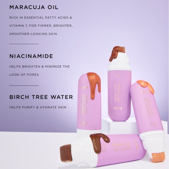 🆕 NiB tarte Maracuja Juicy Glow Primer in Luminous Bronze - Picture 4 of 5